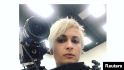 Галина Хатчінс на зйомках