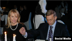 Володимир Євтушенков та матір його дітей Олена Брусилова