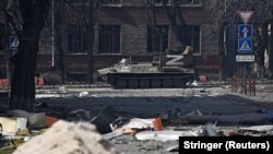 Мариуполь, Украина, 3 апреля 2022 года