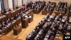 Заседание парламента Чехии, архивное фото