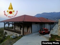 Фото з місця інциденту опублікували італійські пожежники