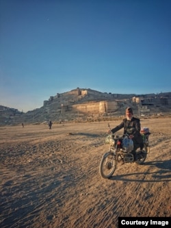 A photo taken by the former Radio Azadi journalist of Kabul's Bala Hissar fortress.