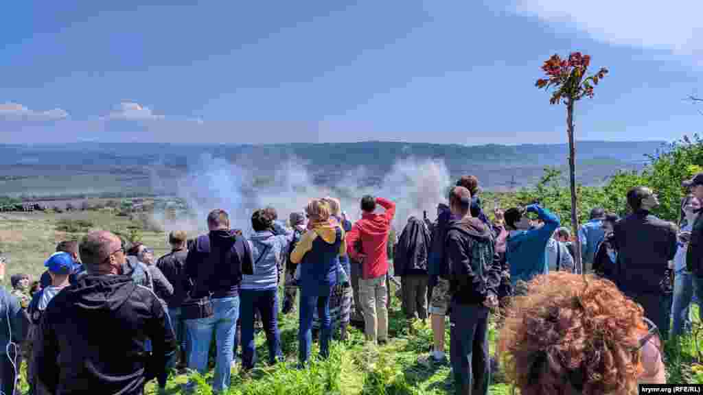 Дым «сражения»