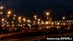 Движение колонн российской военной техники в направлении Крымского моста