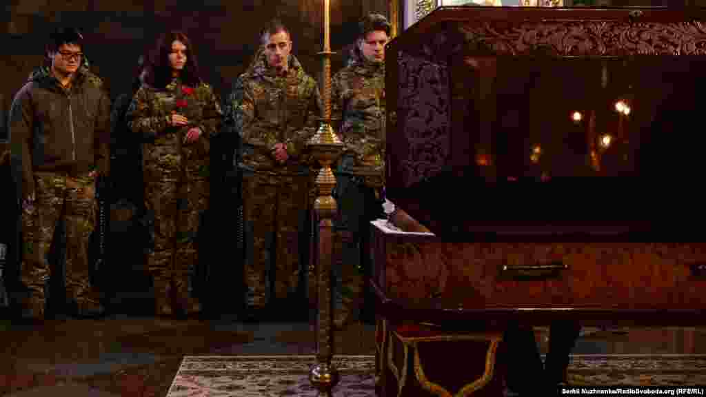 Прощання зі шведським добровольцем «Госпітальєрів», який загинув під час евакуації поранених на сході України