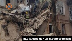 Наслідки одного з попередніх обстрілів у Кривому Розі, грудень 2022 року