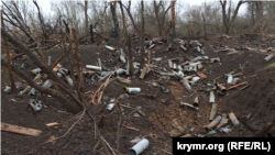 Таврійське, Херсонська область. Позиції російських військових, листопад 2022 року