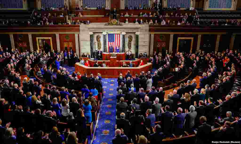 Конгрес США аплодував президенту України стоячи. Вашингтон, 21 грудня 2022 року