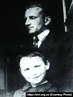 Роман Шухевич із сином Юрієм