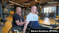 Алексей Солюк на тренировке у Андреева