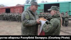 На території Білорусі триває доукомплектування підрозділів збройних сил РФ за рахунок мобілізованих, котрі прибувають з території Росії