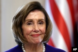 Спікерка Палати представників США Ненсі Пелосі під час парламентського саміту «Кримської платформи» у Загребі, 24 жовтня 2022 року