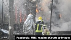 Наслідки російського удару по об'єкту критичної інфраструктури в Україні. Фото ілюстративне