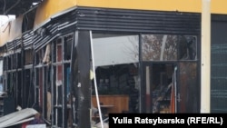 Наслідки одного з попередніх ударів сил РФ по Дніпру