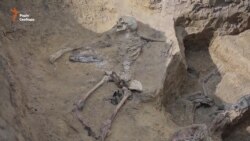 У Львові виявили людські останки на подвір'ї музею «Тюрма на Лонцького» (відео) У Львові виявили людські останки на подвір'ї музею «Тюрма на Лонцького» (відео)