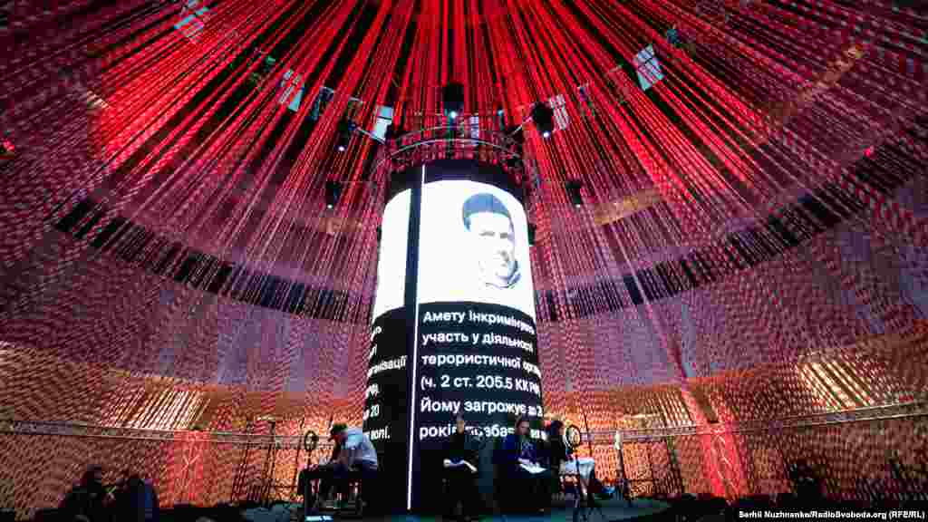 Как сообщили организаторы мероприятия, во время перформанса зритель будет постепенно знакомиться с семьями героев, их ожиданиями и страхами, со всем, с чем им пришлось столкнуться в период с 2014 по 2021 год в процессе преследования крымскотатарской интеллигенции и активных общественных деятелей общественного объединения «Крымская солидарность»