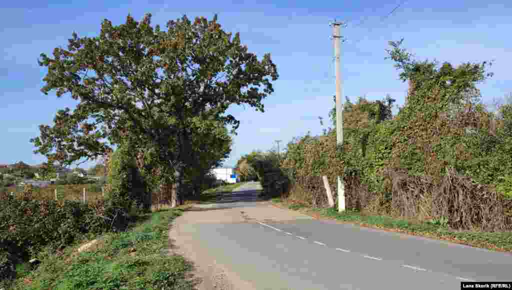 Новый асфальт положили ровно до перекрестка на улице Октябрьской, дальше дорога вся в латках и ямах 