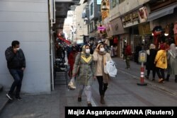 تصویری از بازار تهران در روز یکشنبه ۲۳ آبان