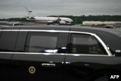 Самолет Путина на Аляске, 15 августа 2025 года