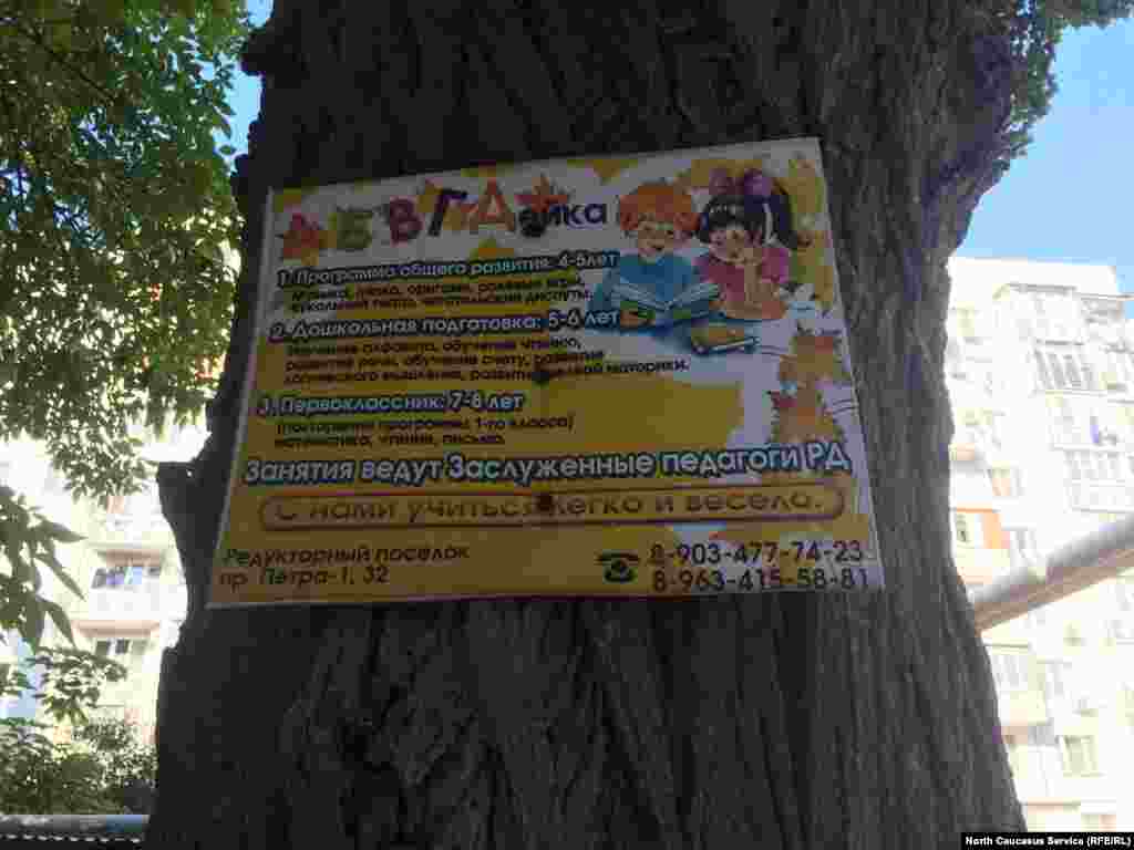 Пресс-служба мэрии: «Сумма штрафов за размещение несанкционированной рекламы составляет от 500 до 1500 рублей. Что касается деревьев, то тут зависит от ущерба зеленому насаждению. Это уже устанавливать должно Минприроды».