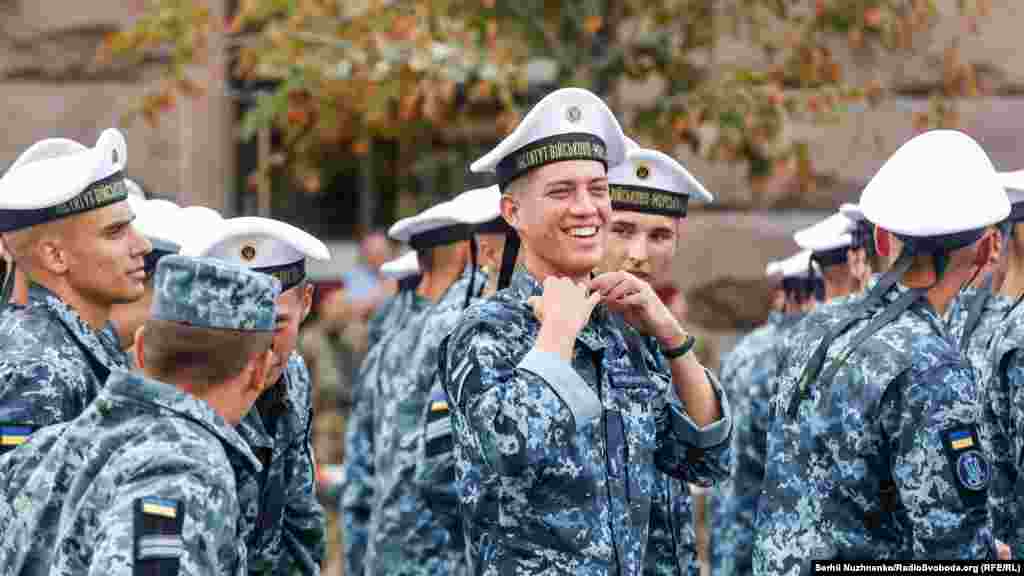 Курсанти інституту Військово морських сил України