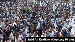 په وروستیو کې په خیبر کې د ناامنۍ ضد مظاهرې هم شوې دي - پخوانی انځور.