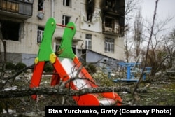 Тростянец после деоккупации, весна 2022 года. Фото: Стас Юрченко, Graty