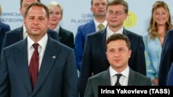 Президент України Володимир Зеленський (праворуч) із головою свого Офісу Андрієм Єрмаком, серпень 2021 року