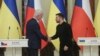Зеленський прибув на зустріч із президентом Чехії