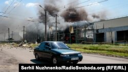 Наслідки російського ракетного обстрілу промислової зони. Бахмут, 27 травня 2022 року