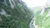 Bosnia and Herzegovina: Vrbas River Canyon, not far from where Viaduct was to build two hydropower plants, Banja Luka, May 26, 2022