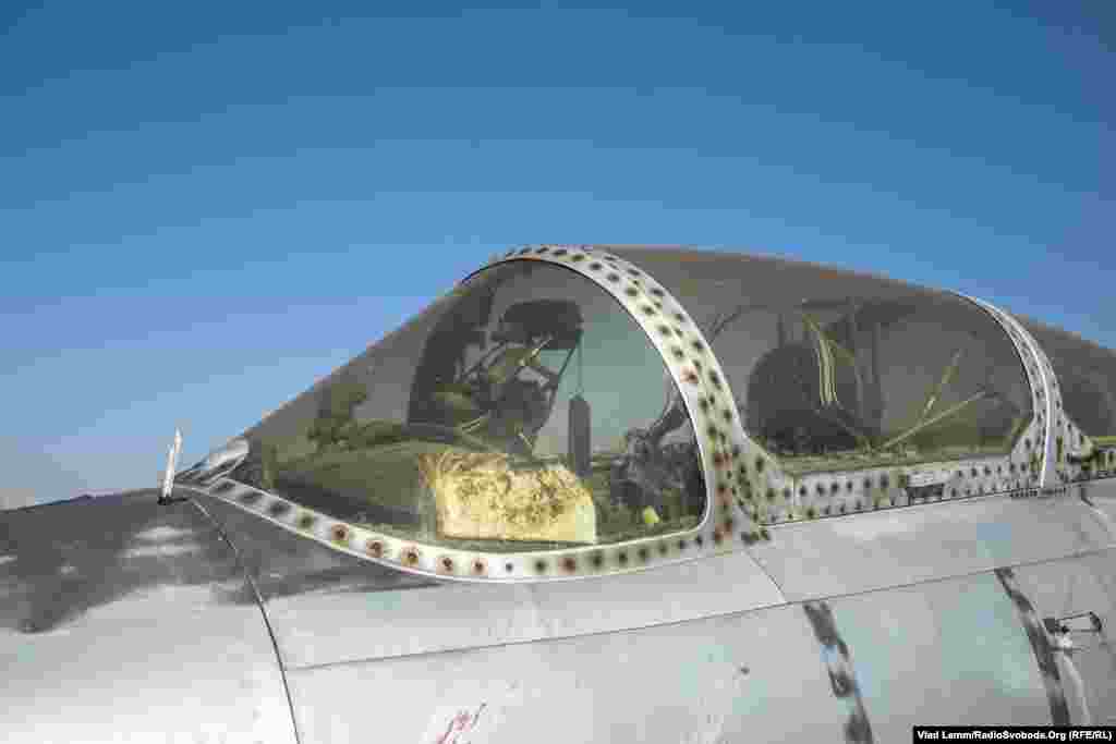 Остатки кабины пилотов самолета Л-29 «Дельфин»