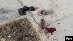 په ایران کې د برید د ځای یو انځور