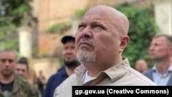 Прокурор Міжнародного кримінального суду Карім Асад Ахмад Хан у Харкові, 15 червня 2022 року