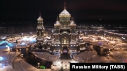 Вид на главный храм Вооруженных сил России в парке "Патриот"