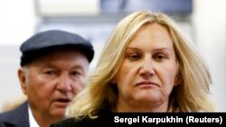 Елена Батурина с супругом