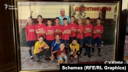 Фото Василя Срібного з вихованцями