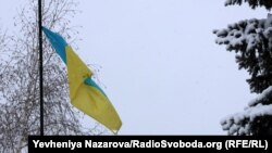 Прапор України у Великій Новосілці, 1 лютого 2023 року