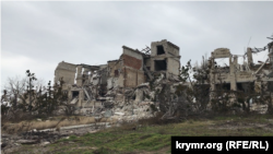 Село Олександрівка, Херсонська область. На фото школа, зруйнована російськими військовими