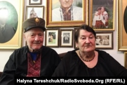 Командир сотні Української повстанської армії Мирослав Симчич з дружиною Раїсою, червень 2017 року