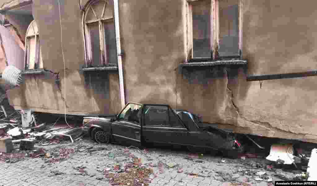 Эта фотография сделана в городе Антакья 7 февраля.  