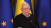 Високий представник ЄС із закордонних справ Жозеп Боррель під час візиту до України. Київ, 8 квітня 2022 року
