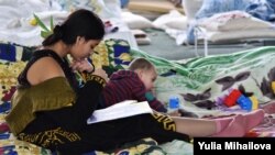 Izbeglice iz Ukrajine u prihvatnom centru u Kišinjevu, Moldavija (8. mart 2022)