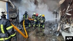 Через падіння уламків російського БПЛА пошкоджені готель та будинок. Фото ілюстративне