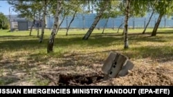 Снарід біля ЗАЕС, серпень 2022 року