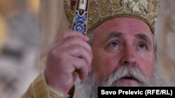 Mitropolit SPC Joanikije ponovo o podizanju kapele na Lovćenu. Foto: Pravoslavna liturgija 7. januar 2022.