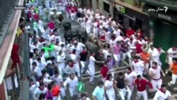 په سپېن کې د غوایانو د ځغل دودیزې مېلې بيا پیل شوې  په سپېن کې د غوایانو د ځغل دودیزې مېلې بيا پیل شوې