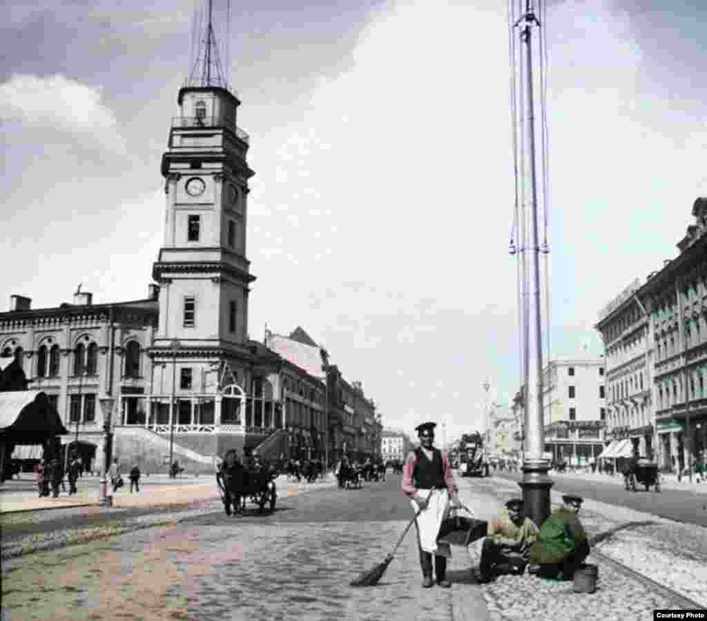 "Невский проспект". Франтишек Краткий. Санкт-Петербург, 1896