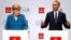 Президент США Барак Обама (праворуч) та канцлер Німеччини Анґела Меркель. Ганновер, 25 квітня 2016 року