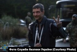 Михайло Діанов під час звільнення з полону. 21 вересня 2022 року